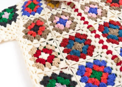 ETS international knitwear sample : A handmade knitting coat